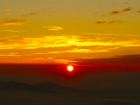 The sunrise called Golaiko　Mt. Fuji Mountain Hut kamaiwakan